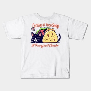 cute taco cat Kids T-Shirt